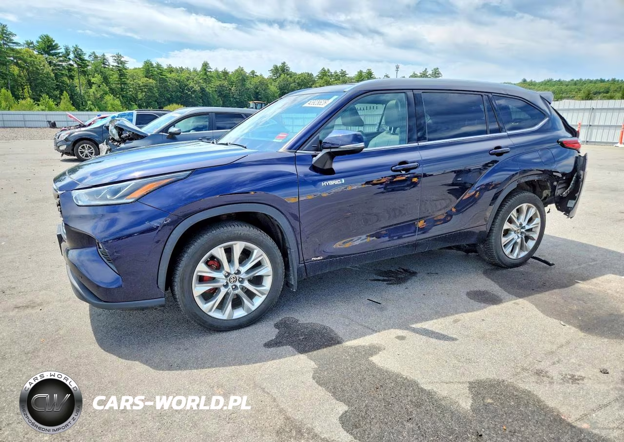 2021 Toyota Highlander Hybrid Limited VIN:5TDXBRCH2MS064493 - 1