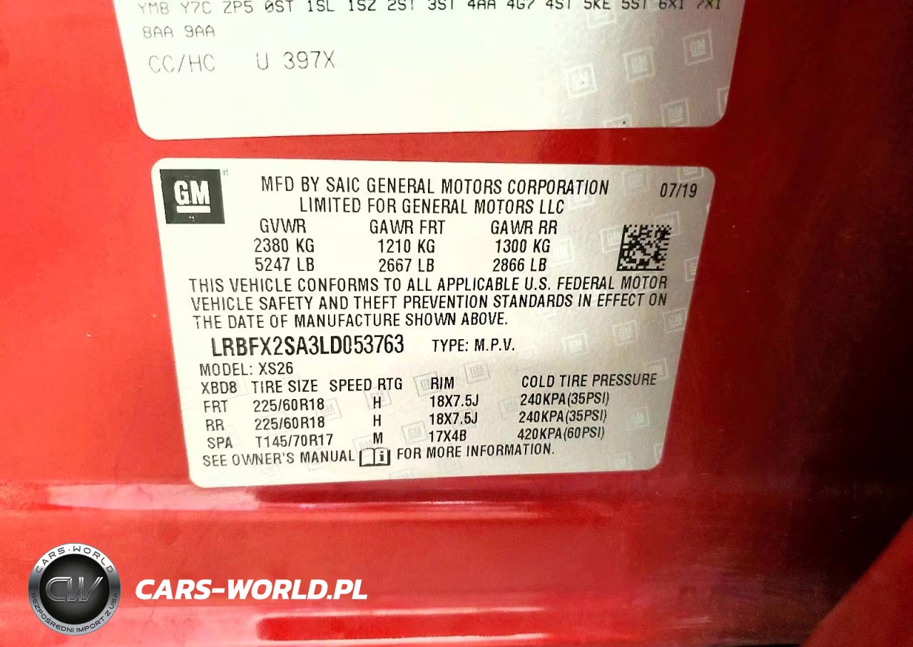2020 Buick Envision Essence VIN:LRBFX2SA3LD053763 - 13