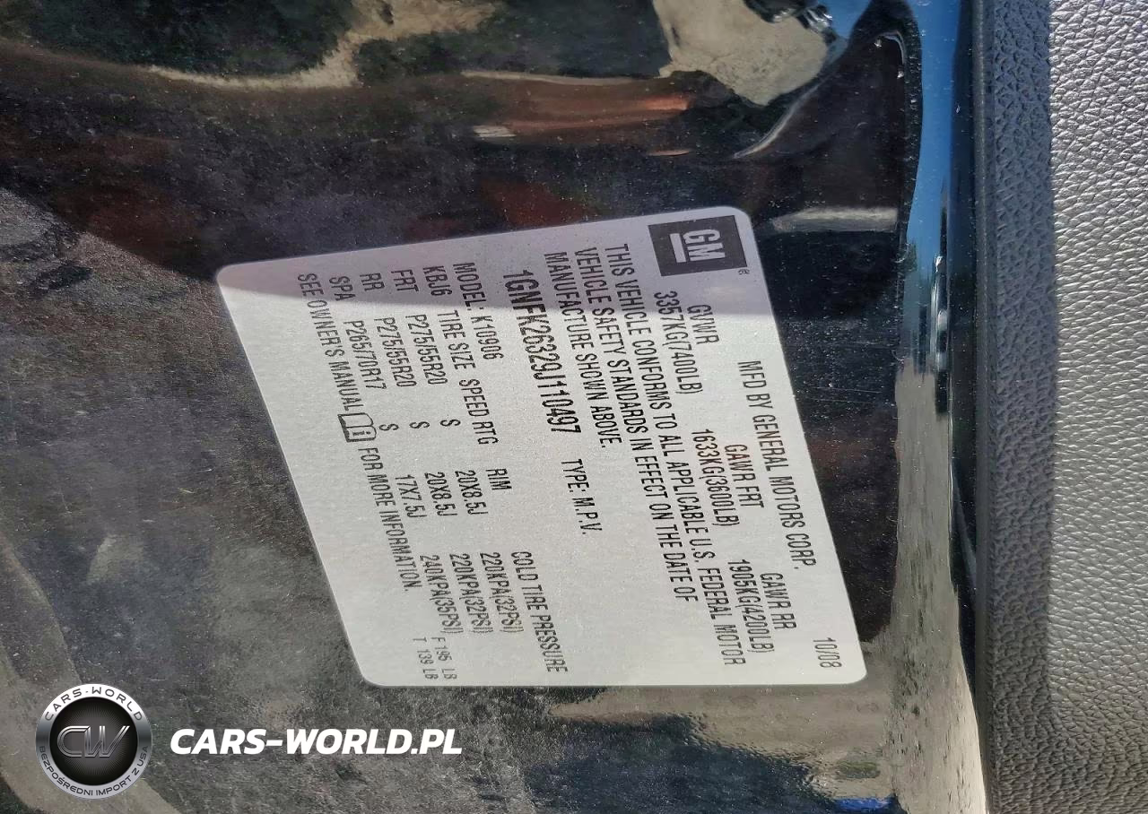 2009 Chevrolet Suburban K1500 Lt VIN:1GNFK26329J110497 - 13