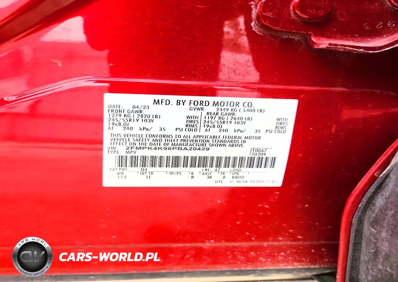 2023 Ford Edge Titanium VIN:2FMPK4K96PBA20429 - 12