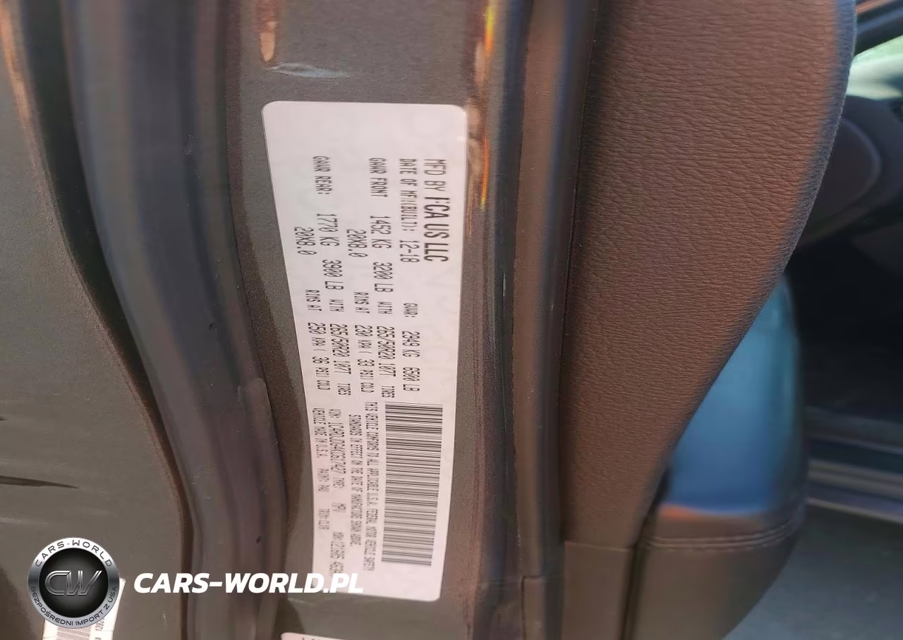 2019 Dodge Durango Gt VIN:1C4RDJDG4KC617427 - 12