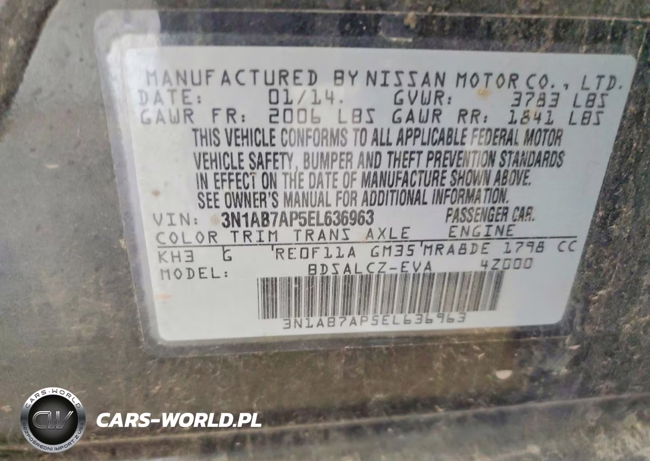 2014 Nissan Sentra S VIN:3N1AB7AP5EL636963 - 12