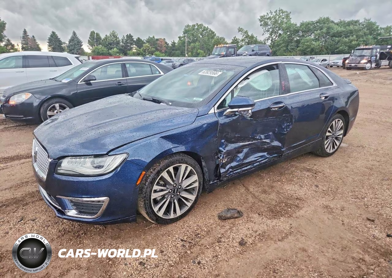 2017 Lincoln Mkz Select VIN:3LN6L5C98HR607926 - 1