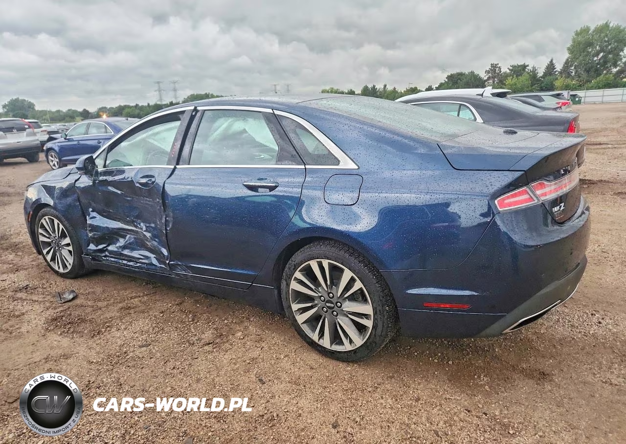 2017 Lincoln Mkz Select VIN:3LN6L5C98HR607926 - 2