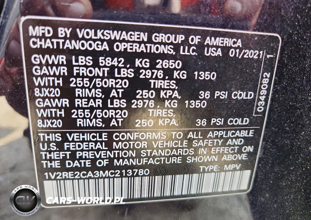 2021 Volkswagen Atlas Cross Sport Se VIN:1V2RE2CA3MC213780 - 14