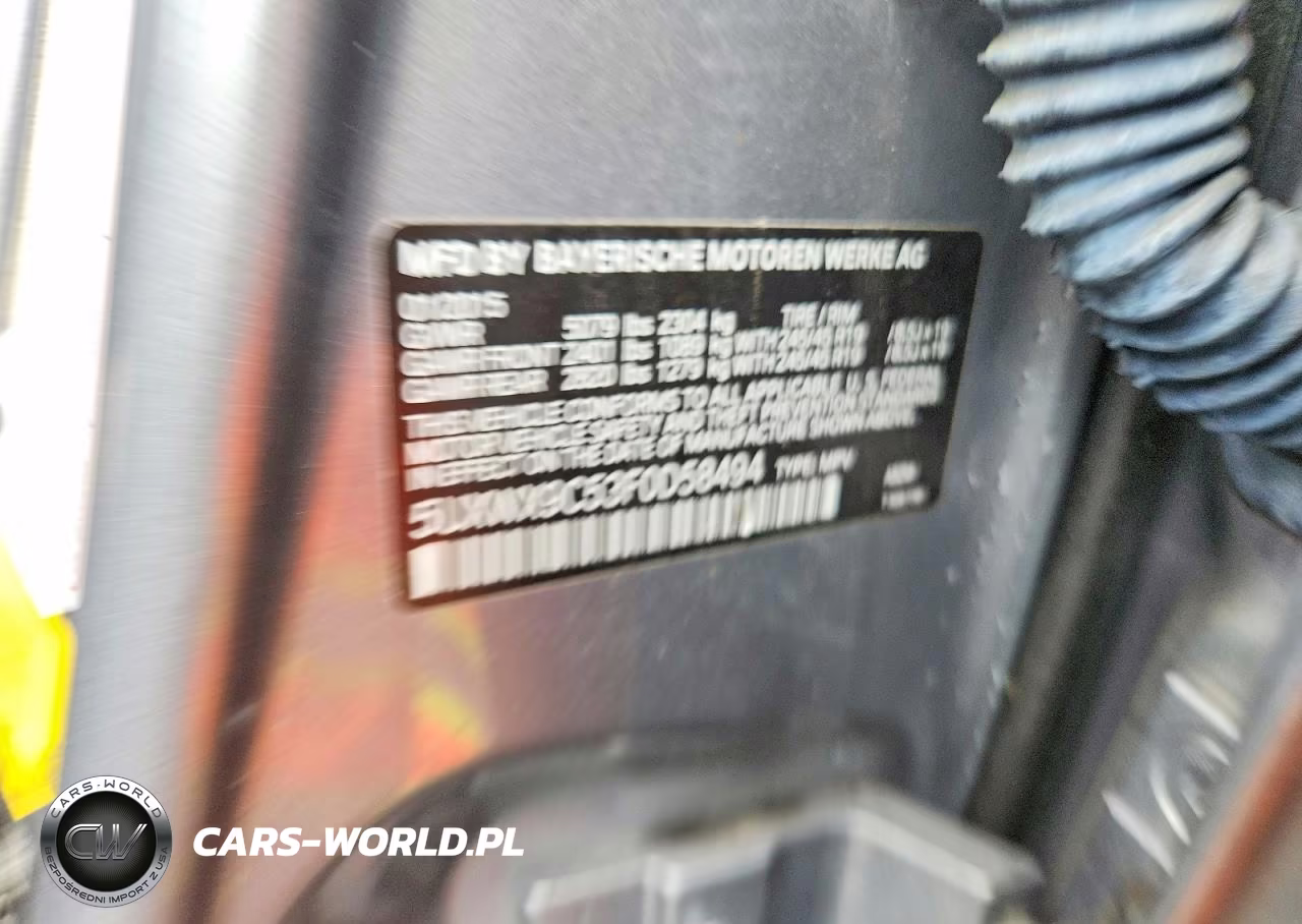 2015 BMW X3 xDrive28I VIN:5UXWX9C53F0D58494 - 13