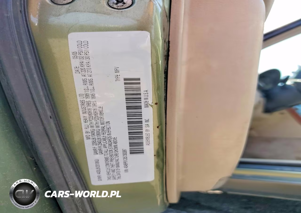 2005 Subaru Legacy Outback 2.5I VIN:4S4BP61C857393367 - 12