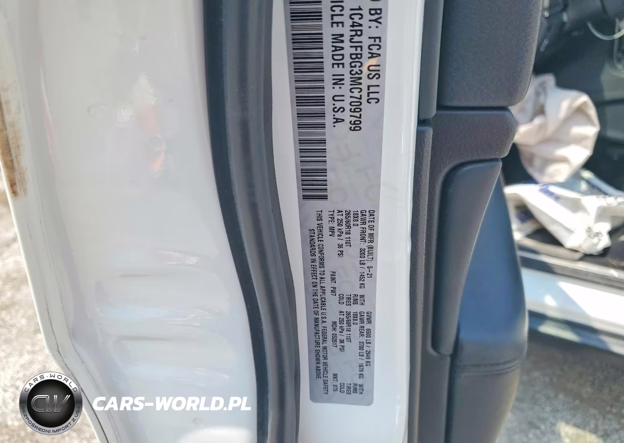 2021 Jeep Grand Cherokee Limited VIN:1C4RJFBG3MC709799 - 13