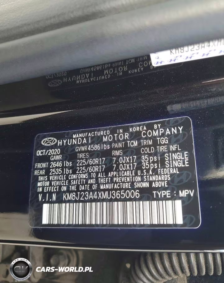 2021 Hyundai Tucson Se VIN:KM8J23A4XMU365006 - 13