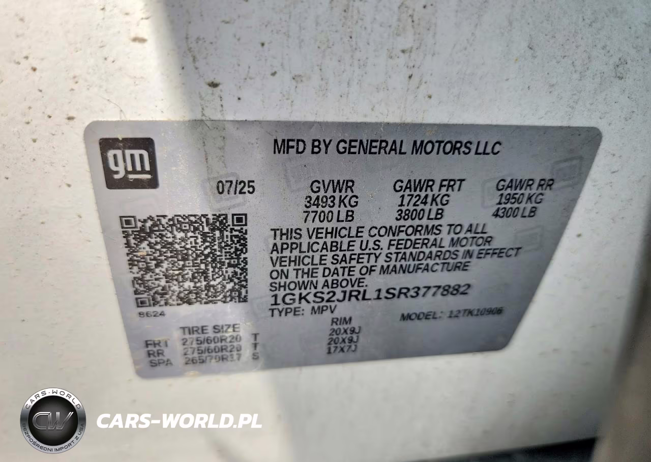 2025 GMC Yukon Xl Denali VIN:1GKS2JRL1SR377882 - 13