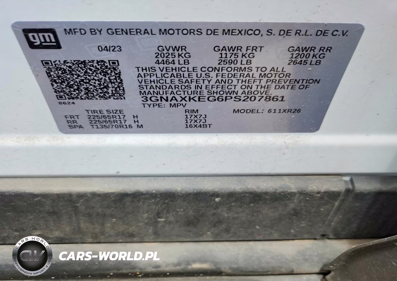 2023 Chevrolet Equinox Lt VIN:3GNAXKEG6PS207861 - 14