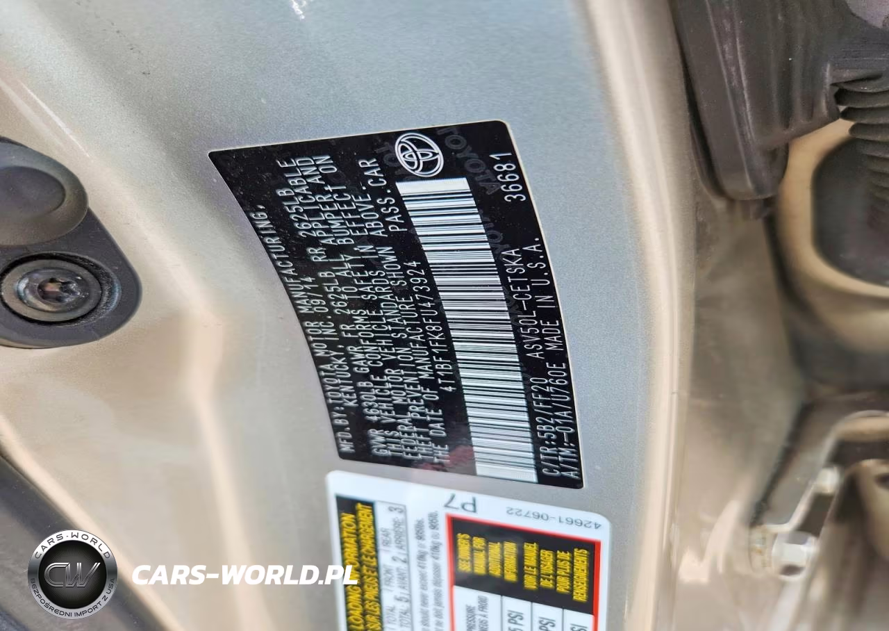 2015 Toyota Camry Le VIN:4T1BF1FK8FU473924 - 12