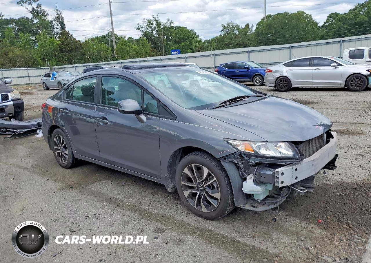 2013 Honda Civic Exl VIN:19XFB2F96DE004167 - 4
