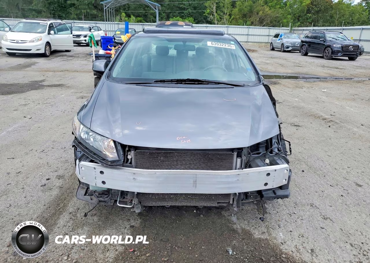 2013 Honda Civic Exl VIN:19XFB2F96DE004167 - 5