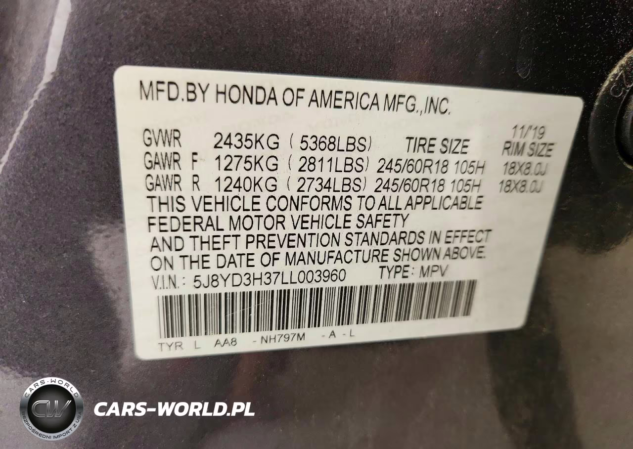 2020 Acura Mdx VIN:5J8YD3H37LL003960 - 14