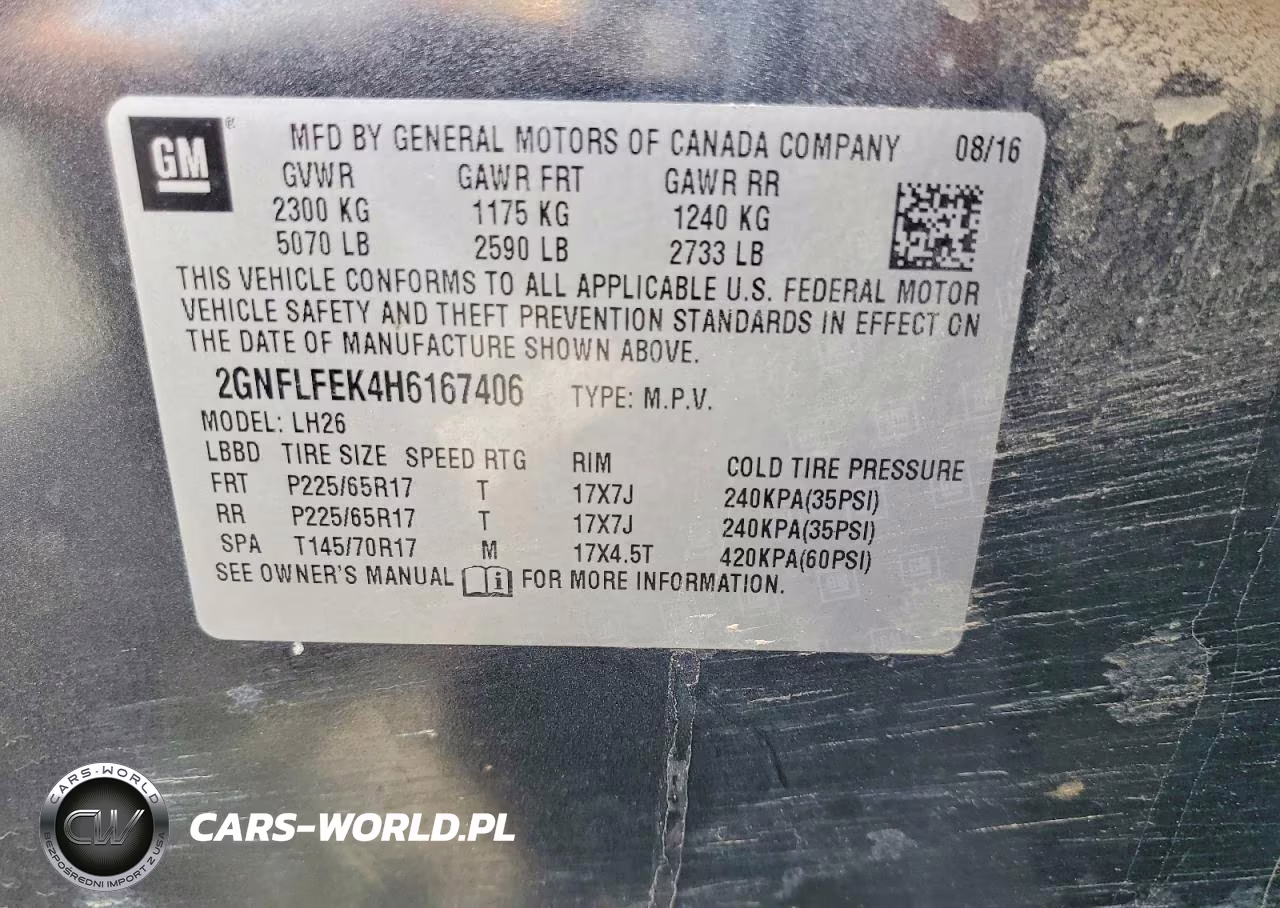 2017 Chevrolet Equinox Lt VIN:2GNFLFEK4H6167406 - 12