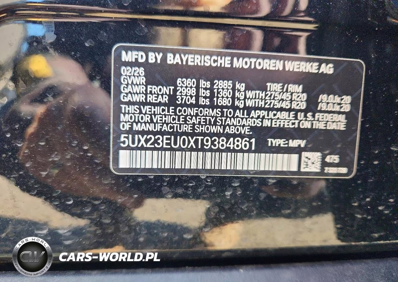 2026 BMW X5 xDrive40I VIN:5UX23EU0XT9384861 - 13