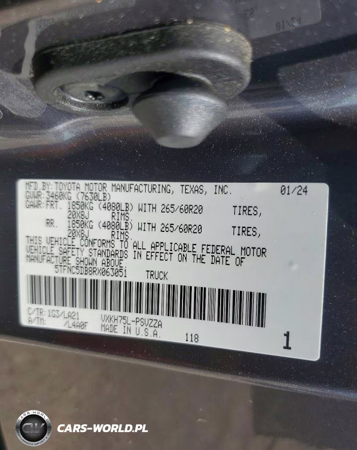 2024 Toyota Tundra Platinum Hv VIN:5TFNC5DB8RX063051 - 13