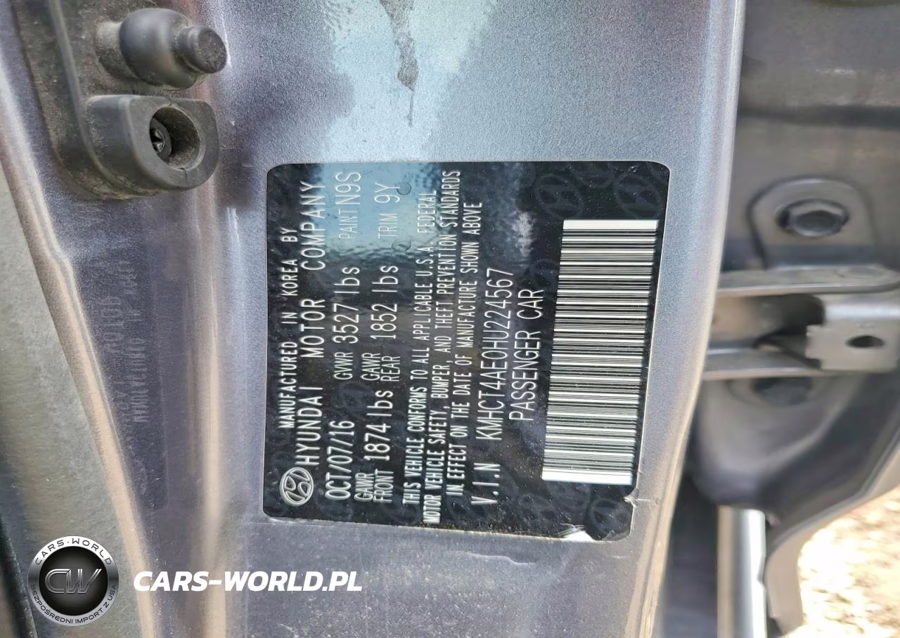 2017 Hyundai Accent Se VIN:KMHCT4AE0HU224567 - 12