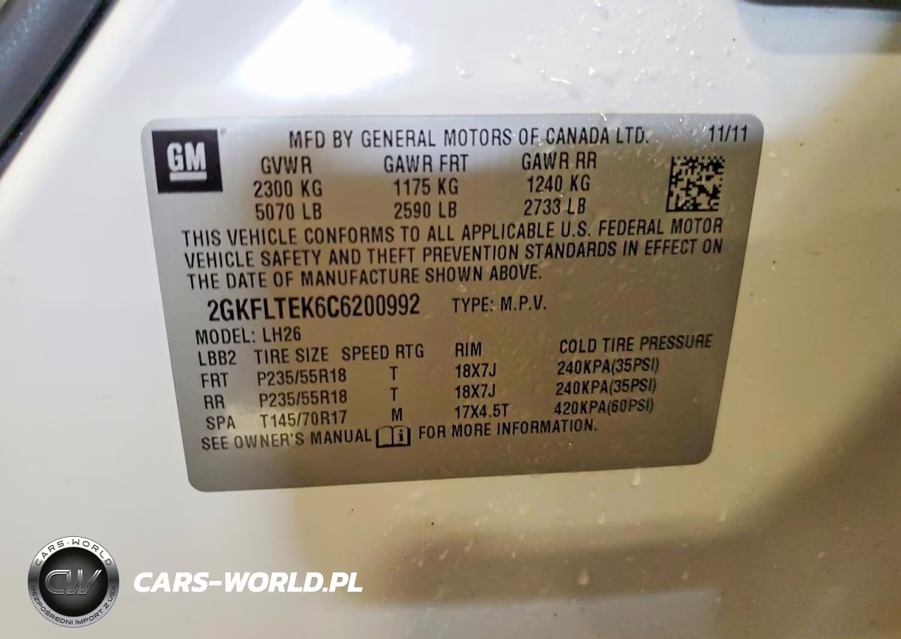 2012 GMC Terrain Sle VIN:2GKFLTEK6C6200992 - 13