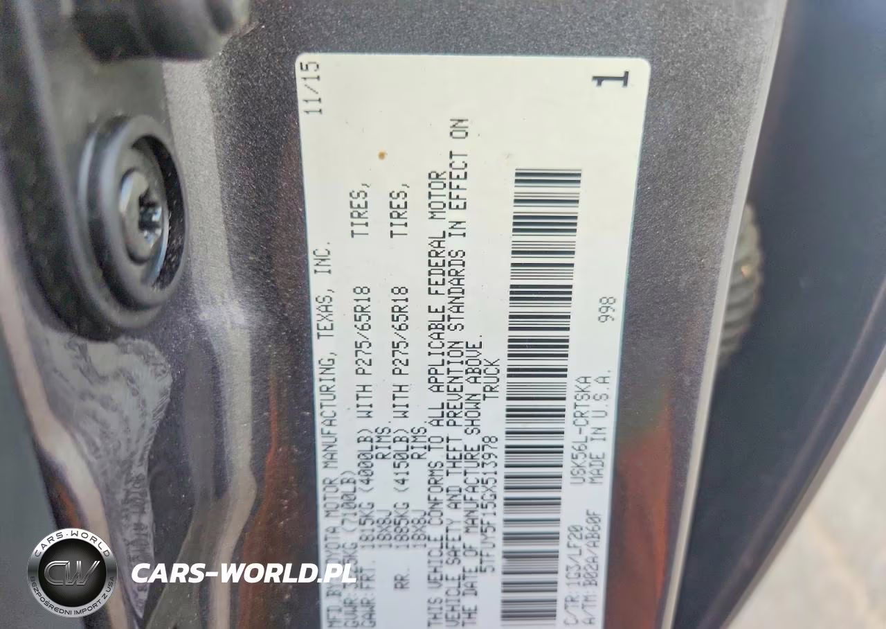 2016 Toyota Tundra Trd Pro VIN:5TFUY5F15GX513978 - 12