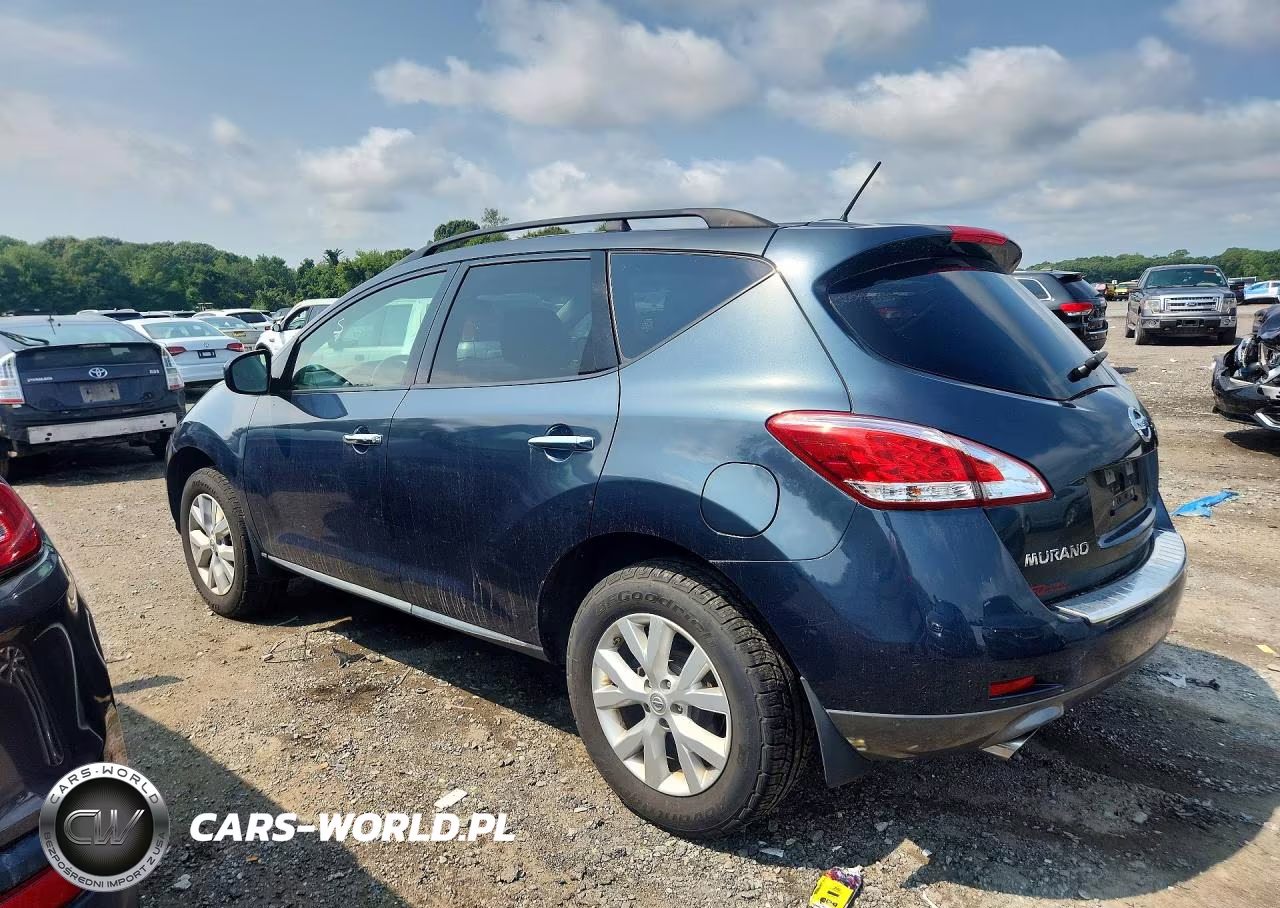 2014 Nissan Murano Sl VIN:JN8AZ1MWXEW508371 - 2