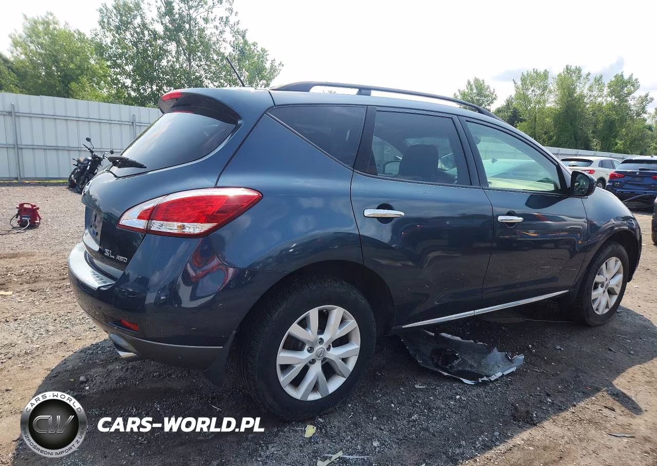 2014 Nissan Murano Sl VIN:JN8AZ1MWXEW508371 - 3