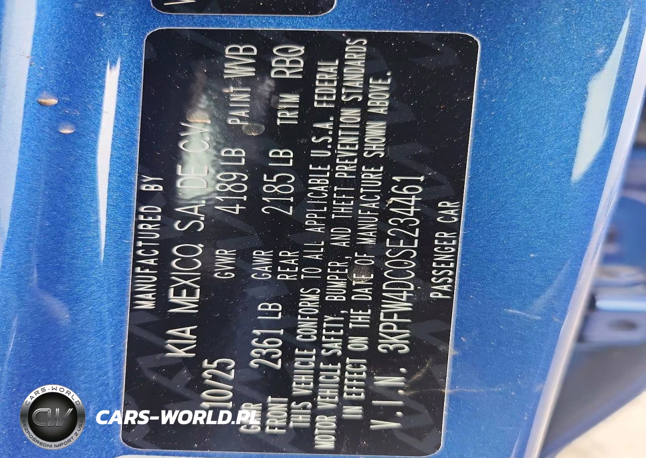 2025 Kia K4 Gt-Line Turbo VIN:3KPFW4DC0SE234461 - 13