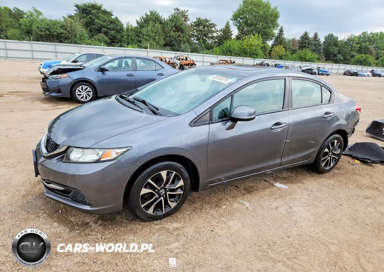 2013 Honda Civic Ex VIN:19XFB2F82DE087524 - 1