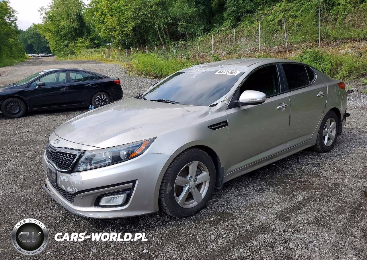 2014 Kia Optima Lx VIN:5XXGM4A75EG350851 - 1
