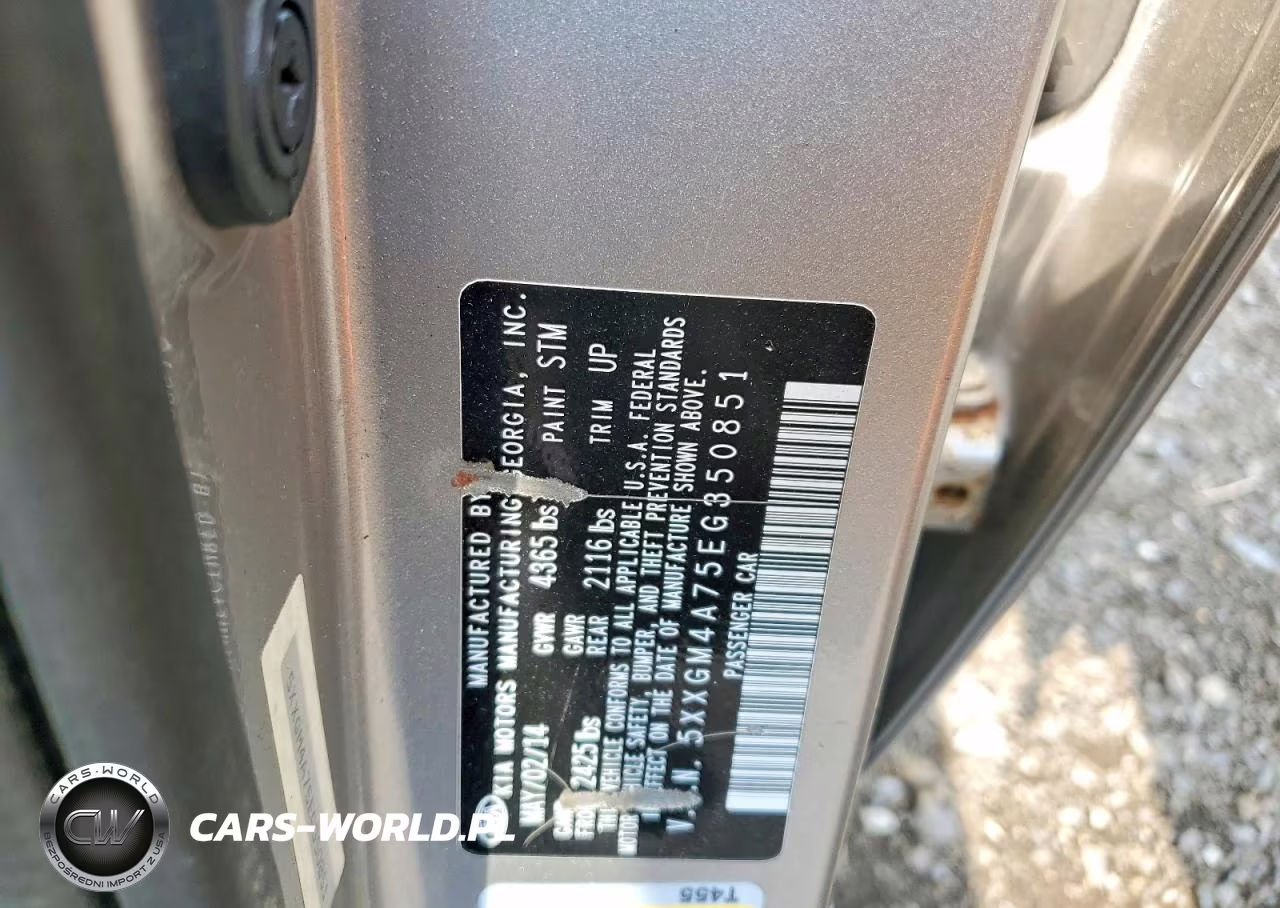 2014 Kia Optima Lx VIN:5XXGM4A75EG350851 - 12