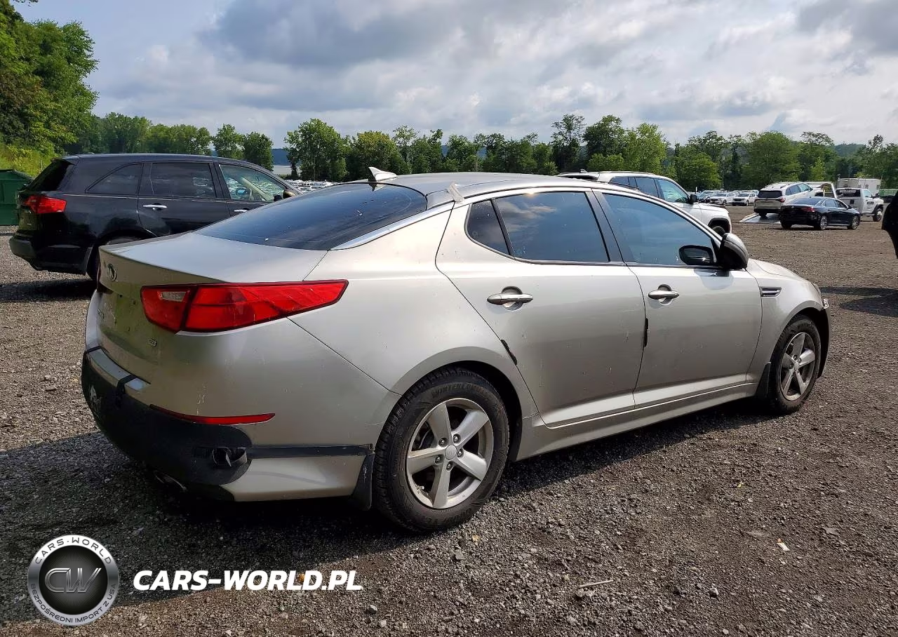 2014 Kia Optima Lx VIN:5XXGM4A75EG350851 - 3
