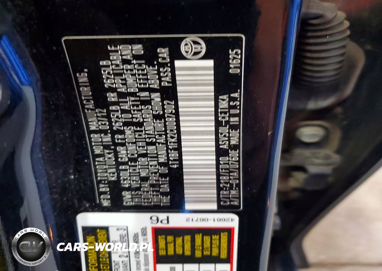 2012 Toyota Camry Le VIN:4T1BF1FK2CU087902 - 12