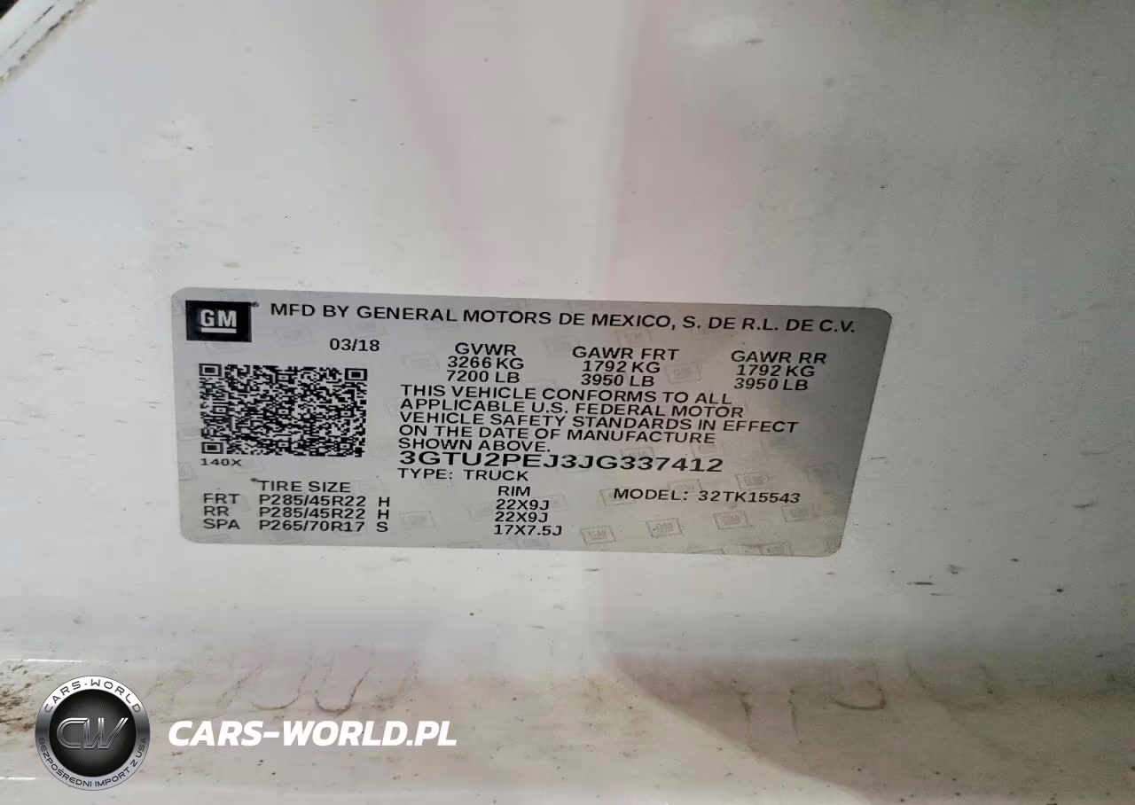 2018 GMC Sierra K1500 Denali VIN:3GTU2PEJ3JG337412 - 12