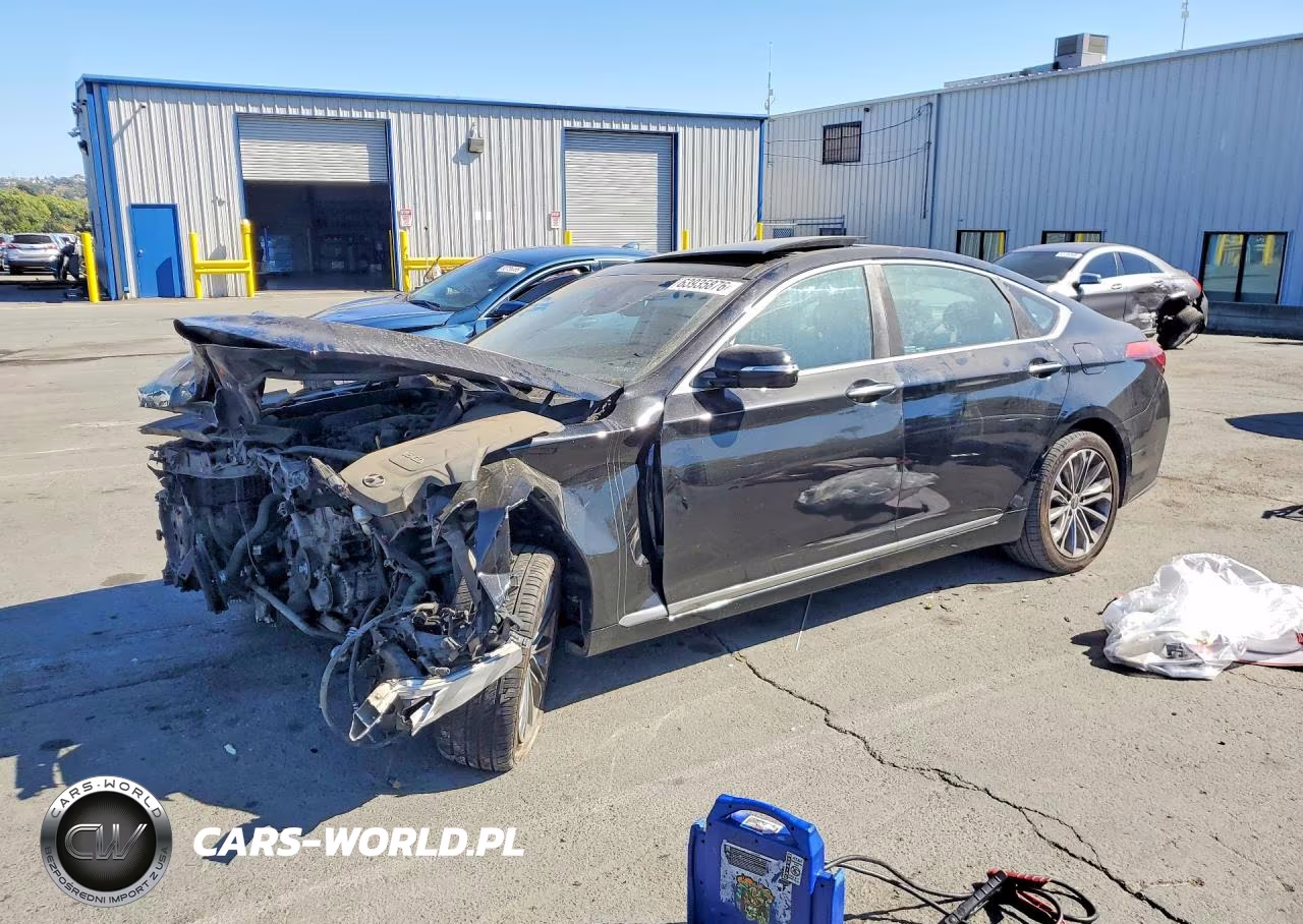 2015 Hyundai Genesis VIN:KMHGN4JE7FU046472 - 1