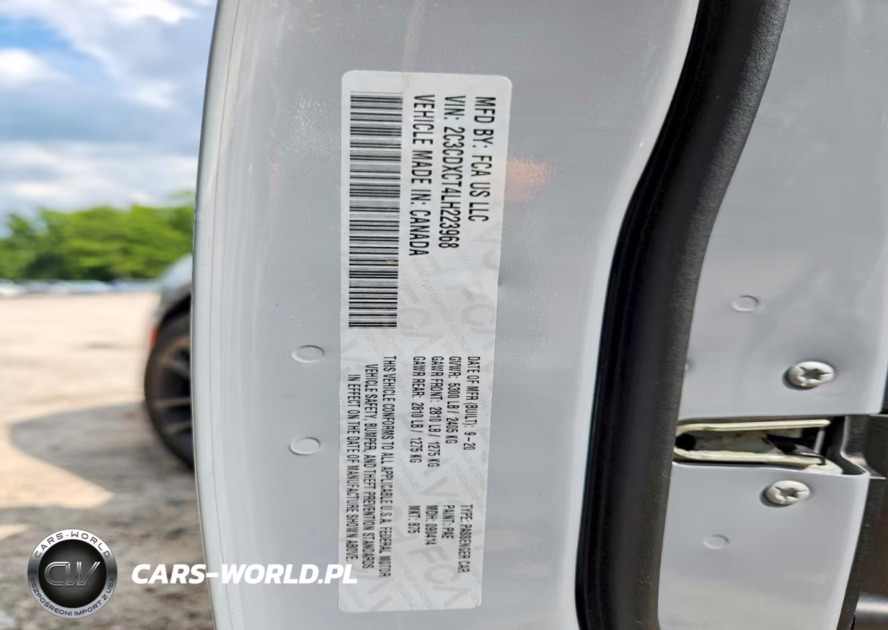 2020 Dodge Charger R VIN:2C3CDXCT4LH223968 - 12