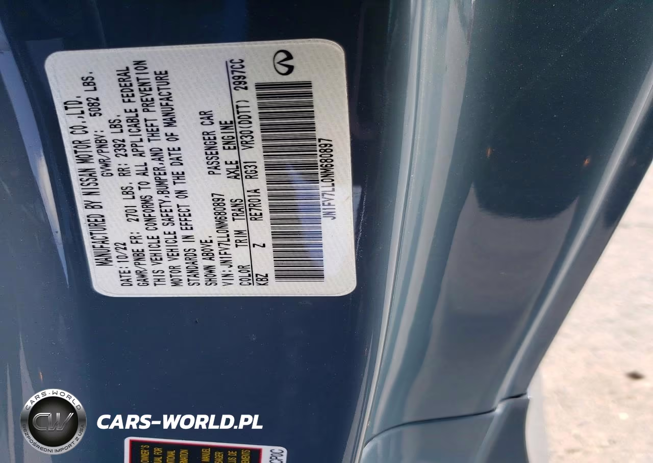 2022 Infiniti Q60 Red Sport 400 VIN:JN1FV7LL0NM680897 - 12