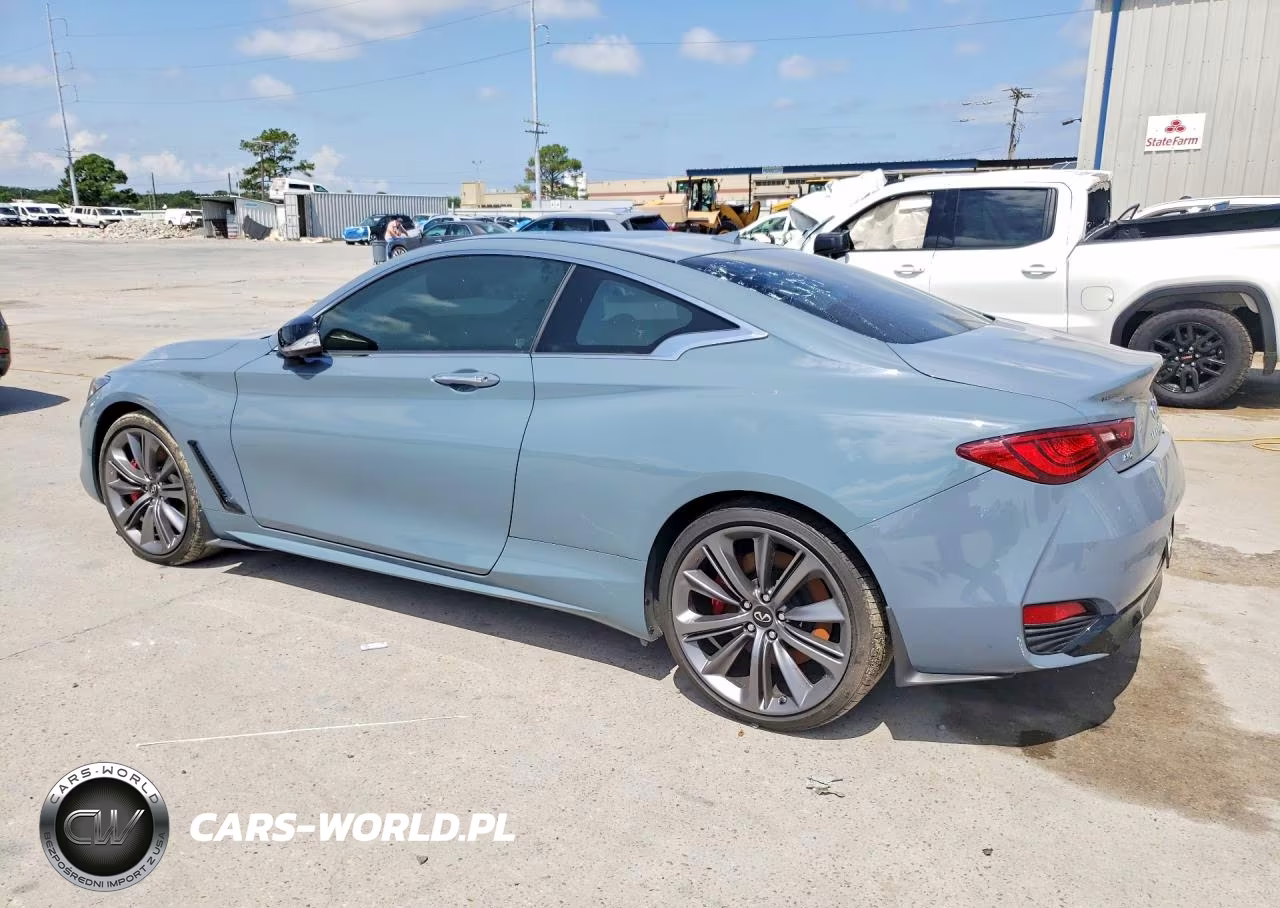 2022 Infiniti Q60 Red Sport 400 VIN:JN1FV7LL0NM680897 - 2