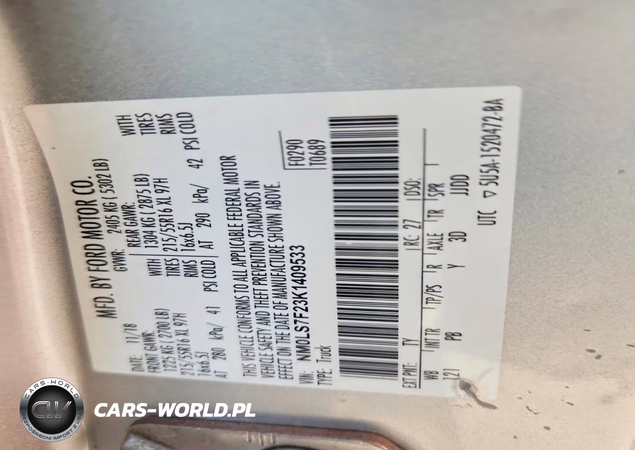2019 Ford Transit Connect Xlt VIN:NM0LS7F23K1409533 - 13