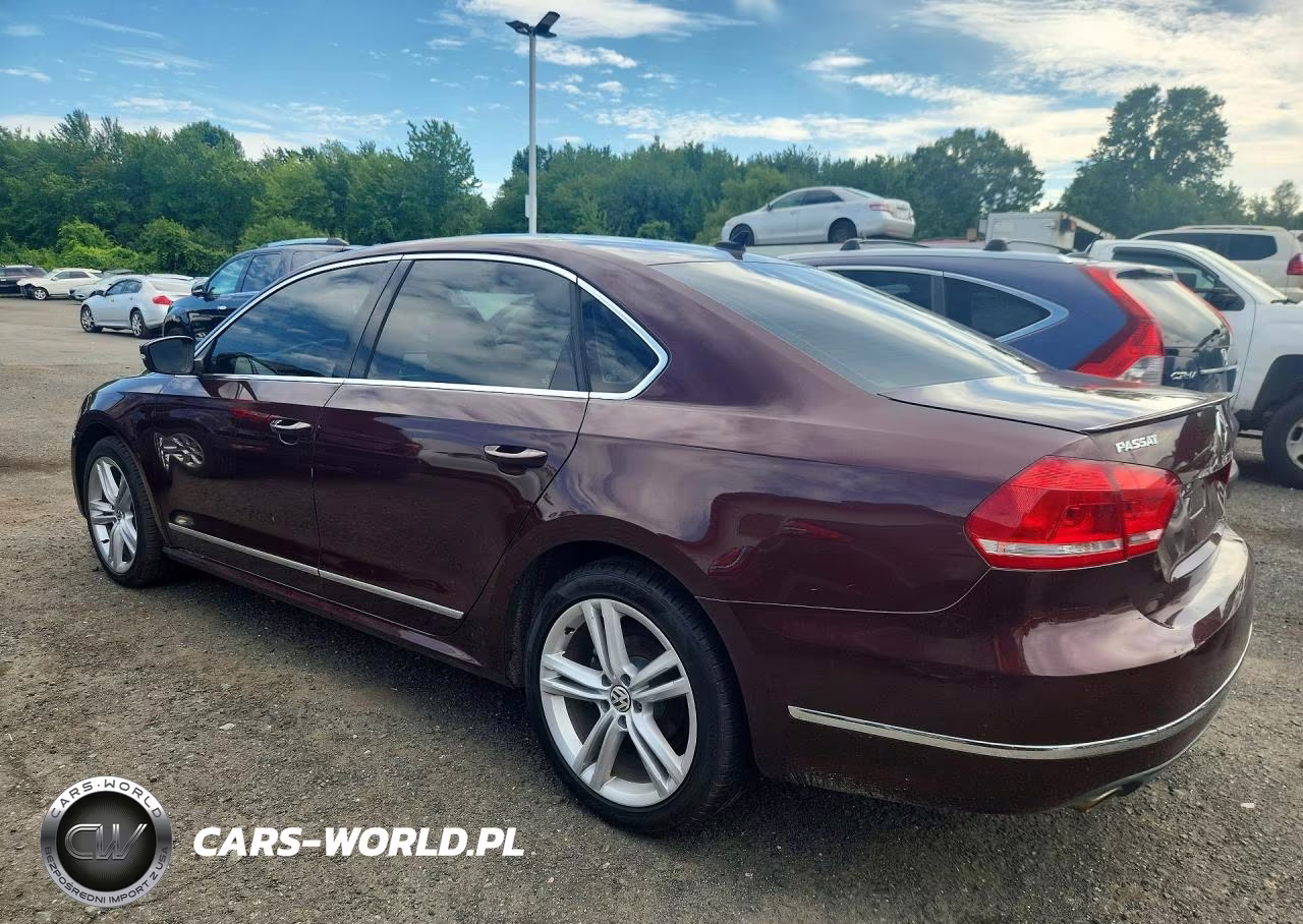 2013 Volkswagen Passat Sel VIN:1VWCN7A33DC093307 - 2
