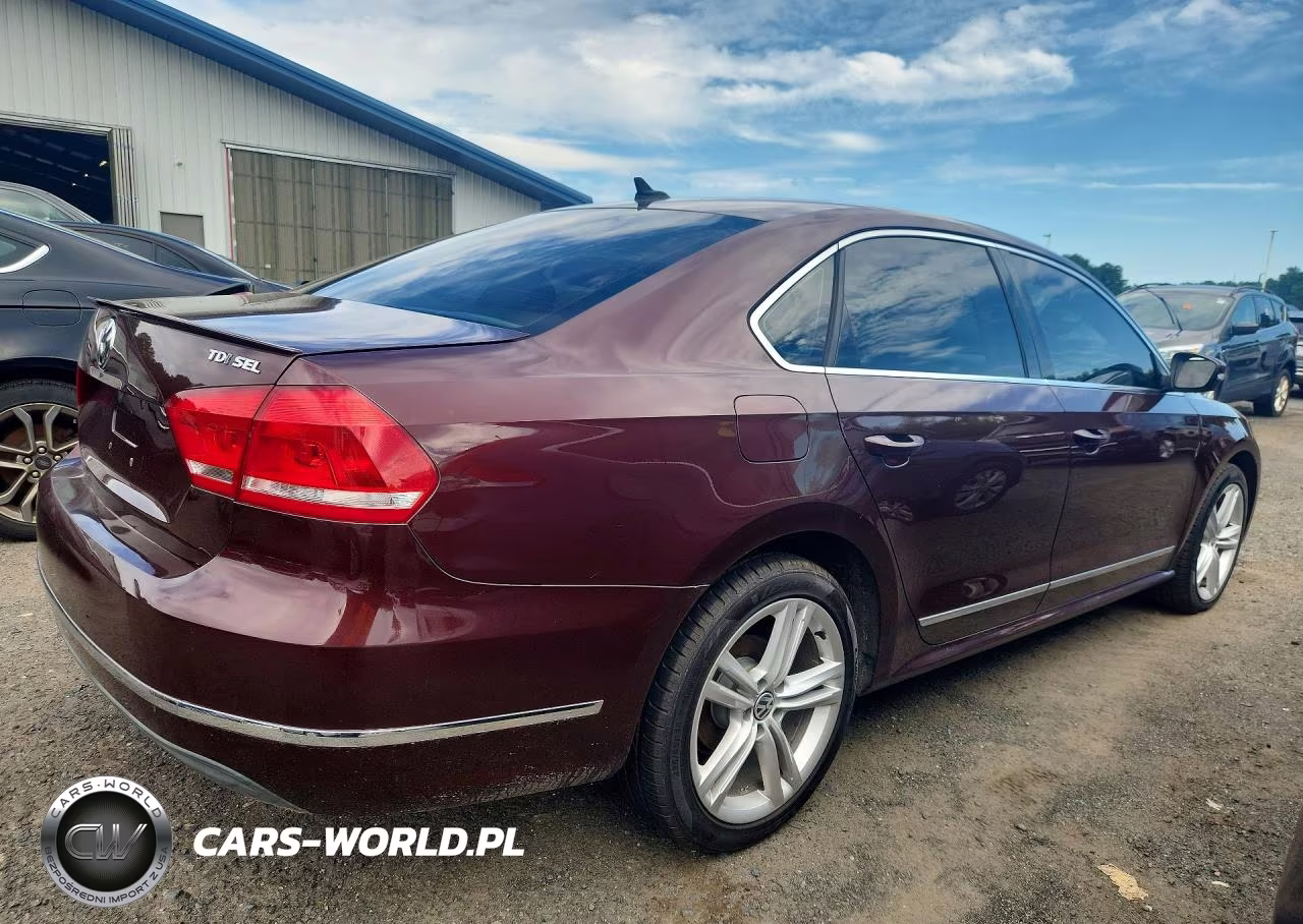 2013 Volkswagen Passat Sel VIN:1VWCN7A33DC093307 - 3
