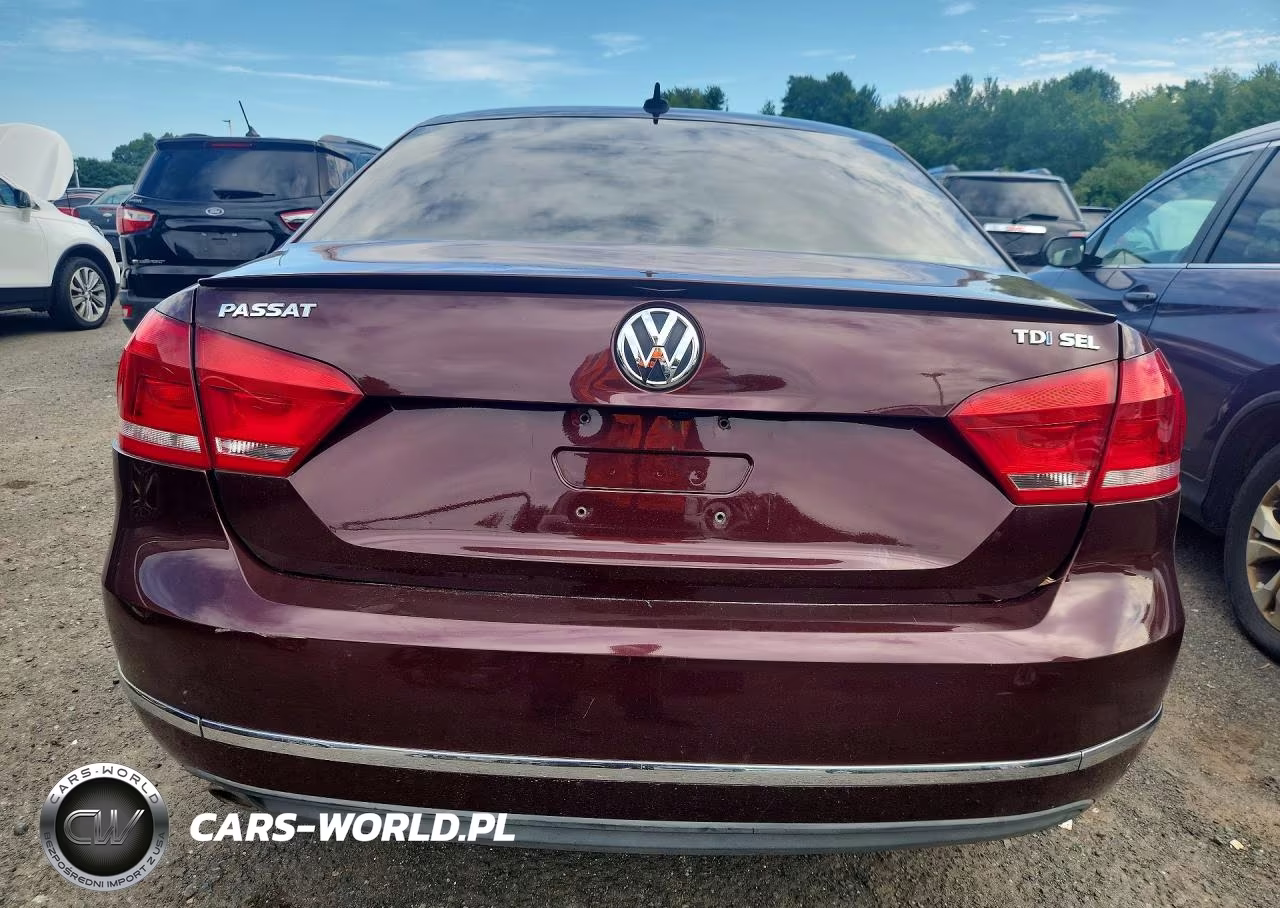 2013 Volkswagen Passat Sel VIN:1VWCN7A33DC093307 - 6