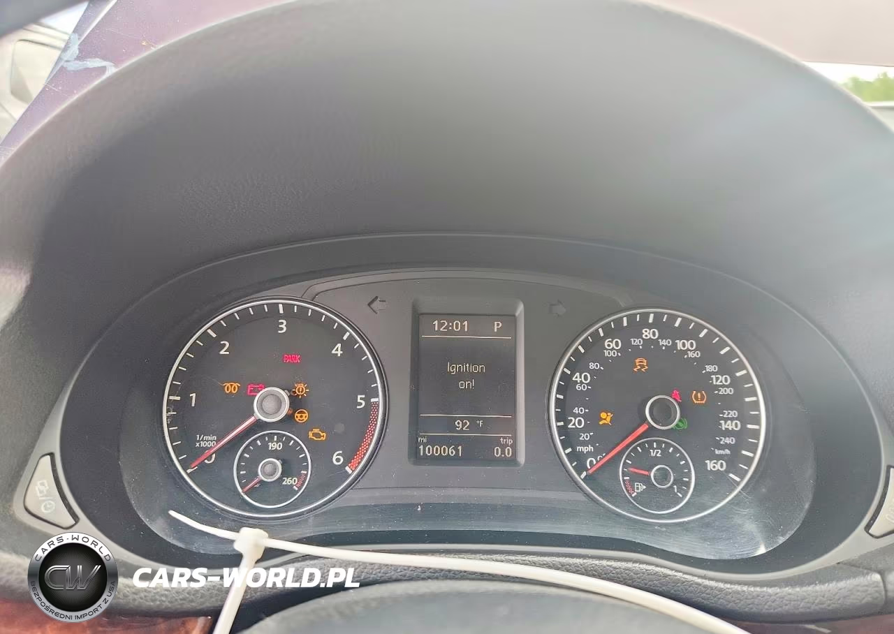 2013 Volkswagen Passat Sel VIN:1VWCN7A33DC093307 - 9