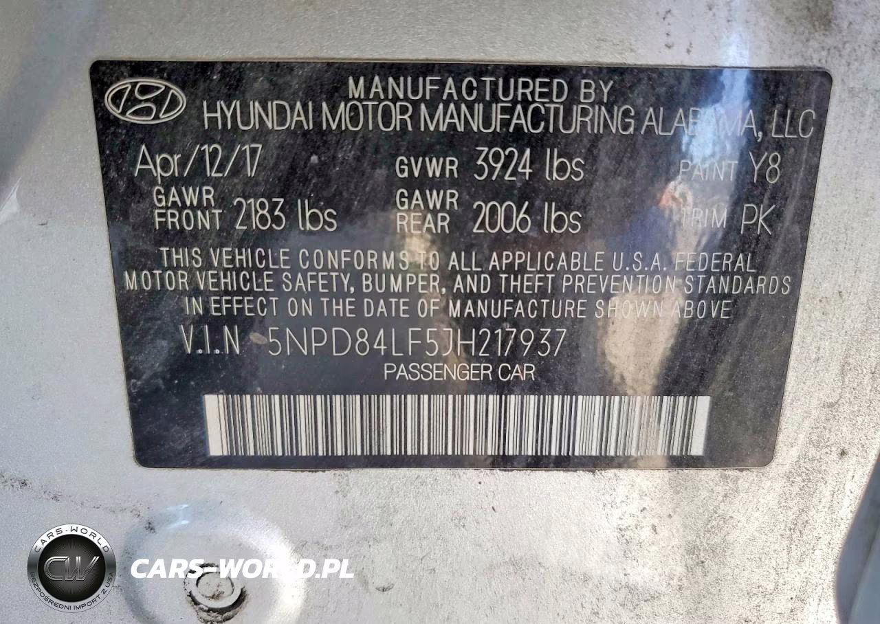 2018 Hyundai Elantra Sel VIN:5NPD84LF5JH217937 - 12