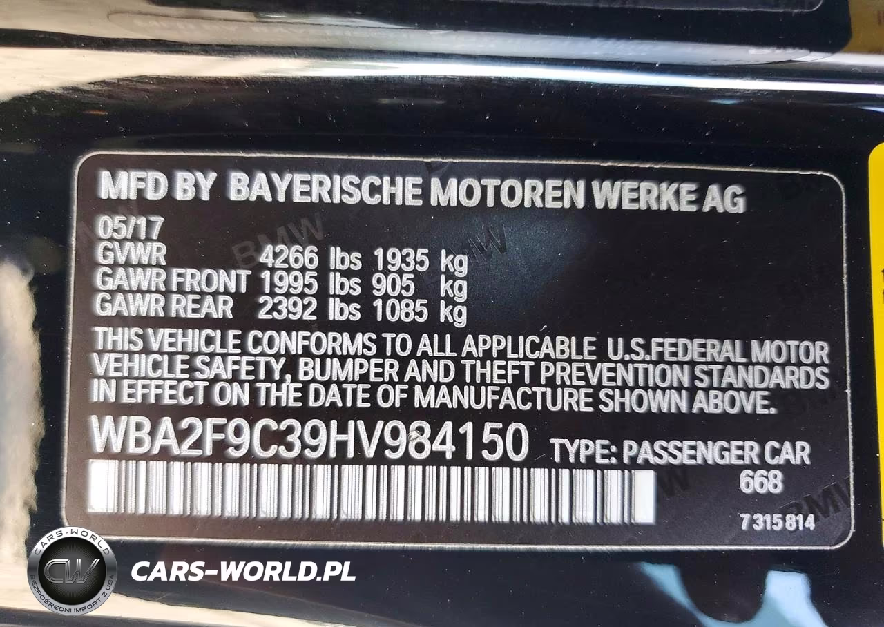 2017 BMW 230I VIN:WBA2F9C39HV984150 - 12