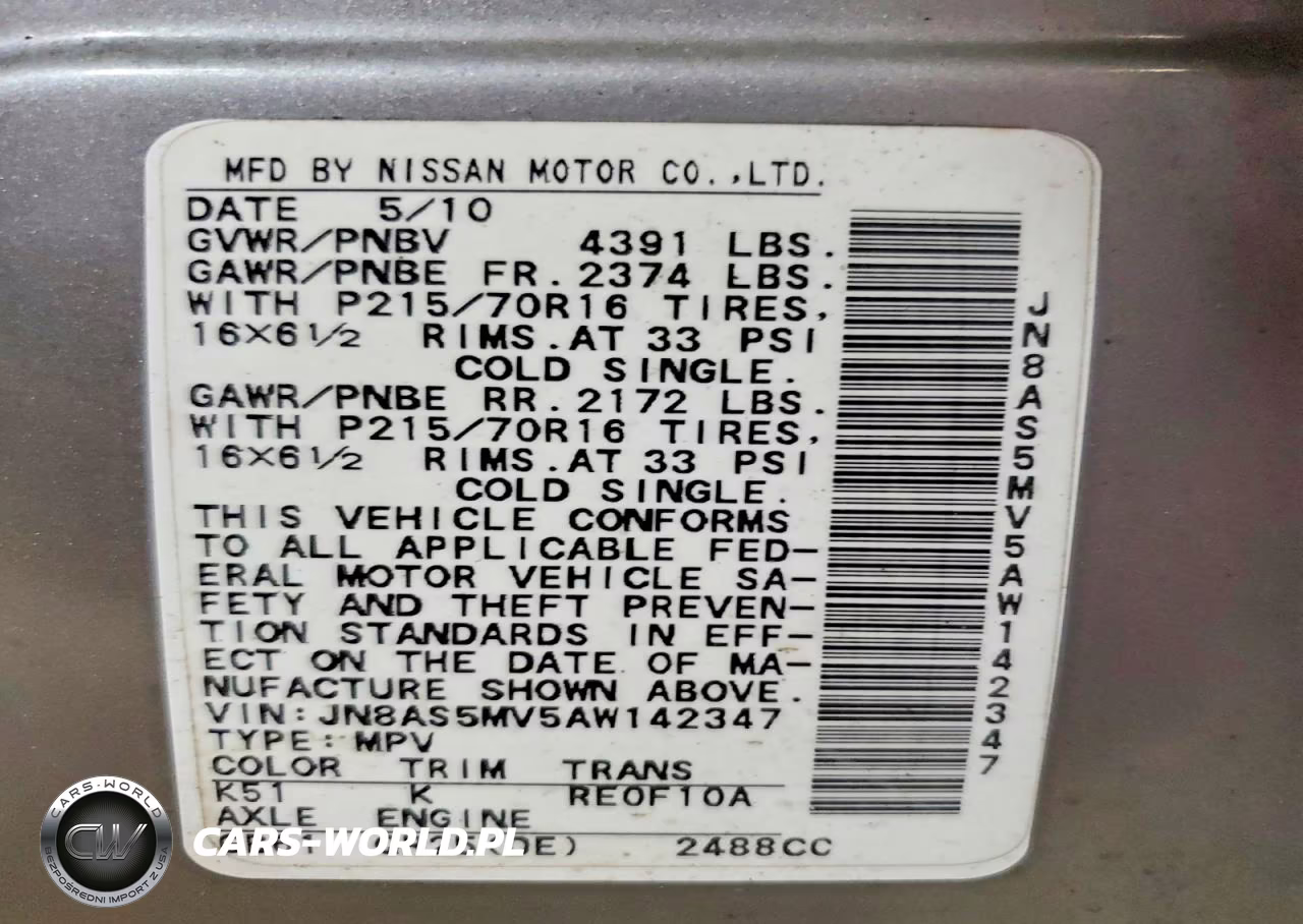 2010 Nissan Rogue S VIN:JN8AS5MV5AW142347 - 13