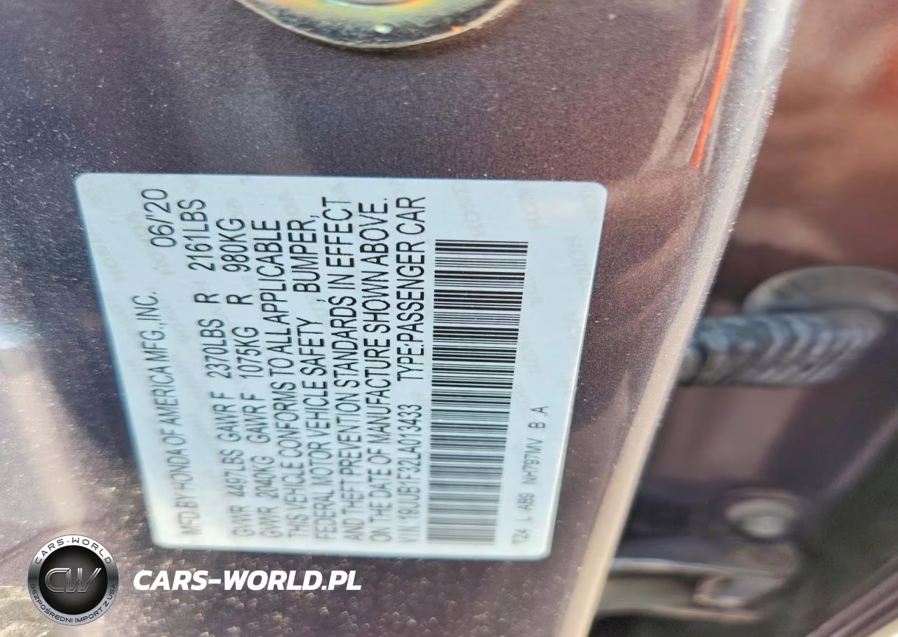2020 Acura Tlx VIN:19UUB1F32LA013433 - 13