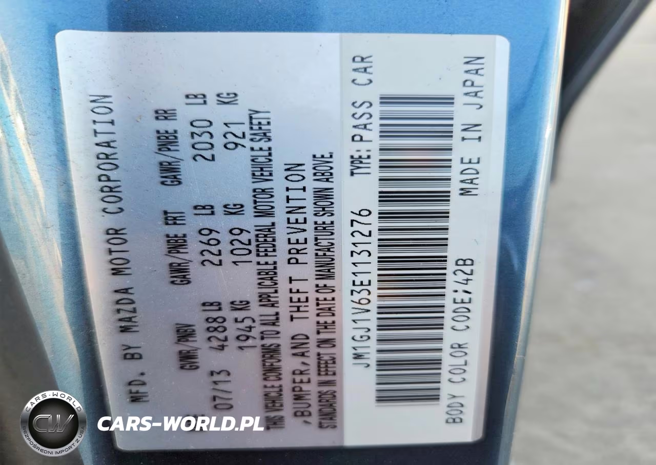 2014 Mazda 6 Touring VIN:JM1GJ1V63E1131276 - 12