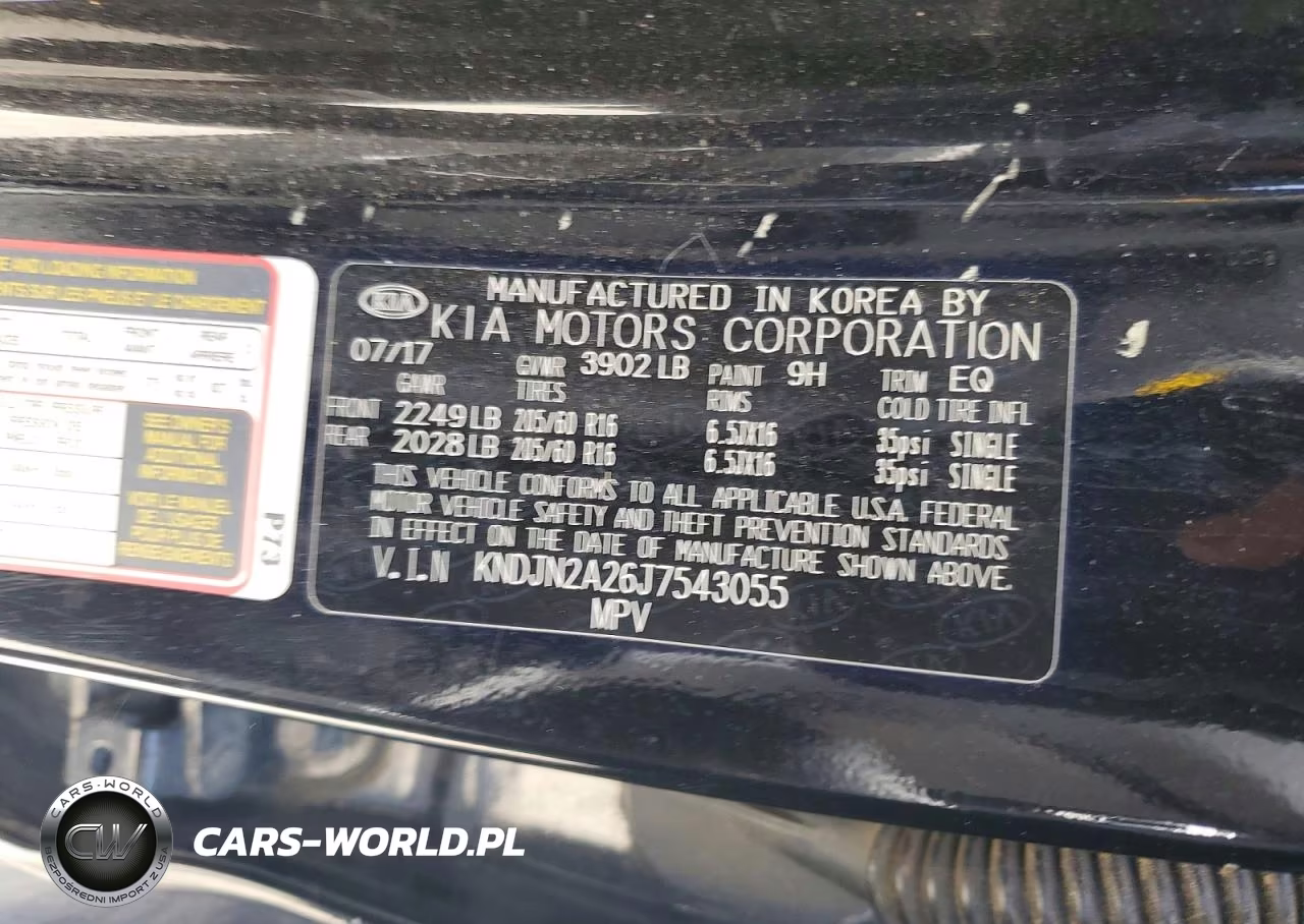 KIA SOUL VIN:KNDJN2A26J7543055 - 12