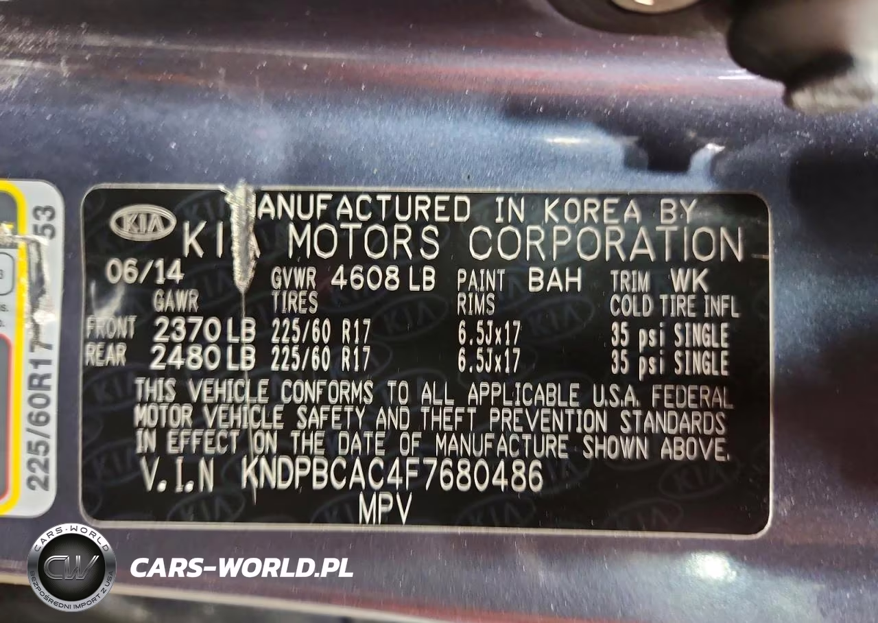 2015 Kia Sportage Lx VIN:KNDPBCAC4F7680486 - 13
